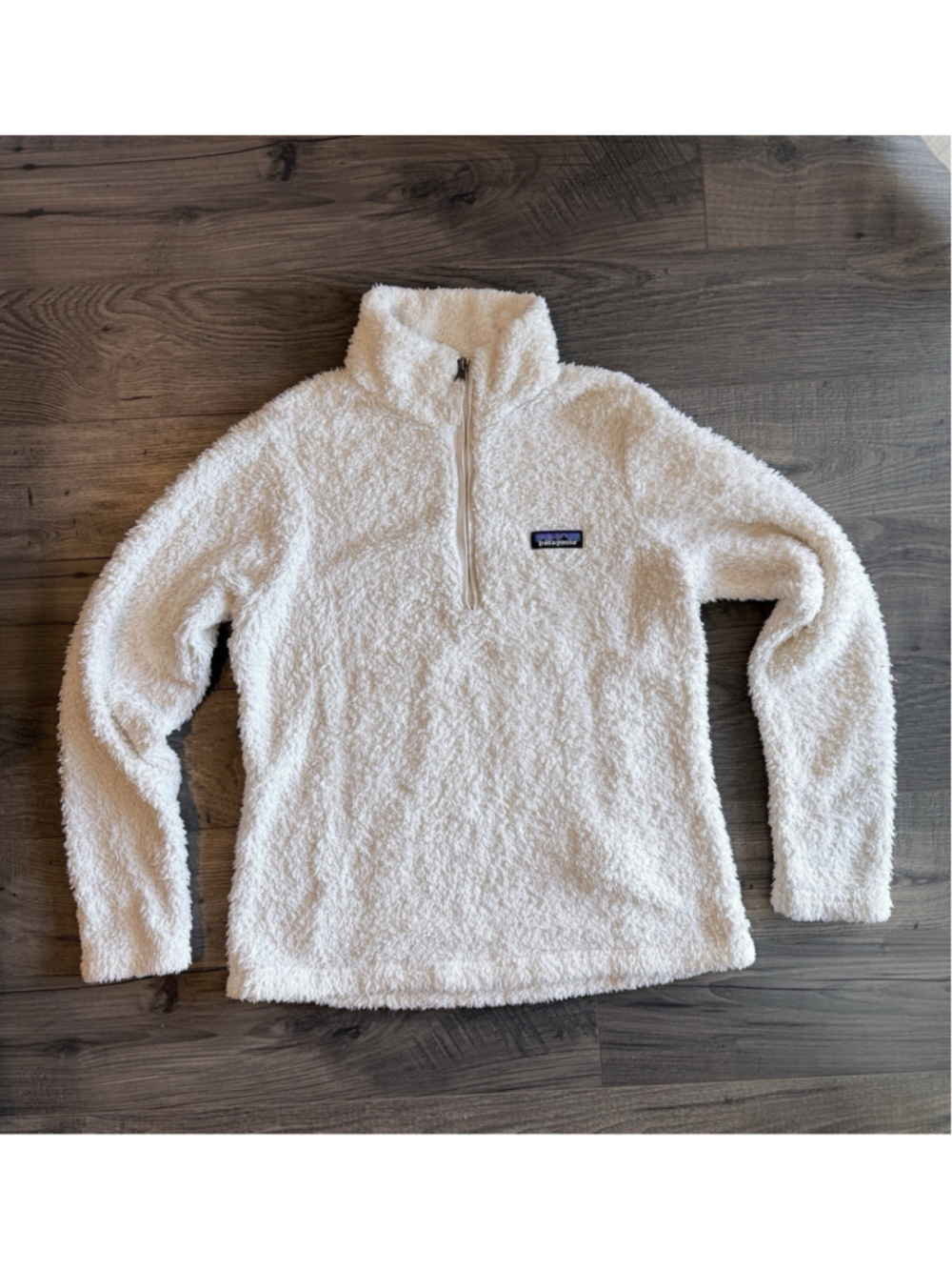 Patagonia Los Gatos 1/4 Zip Fleece Pullover Teddy Gorpcore Apres Ski Coastal Med
